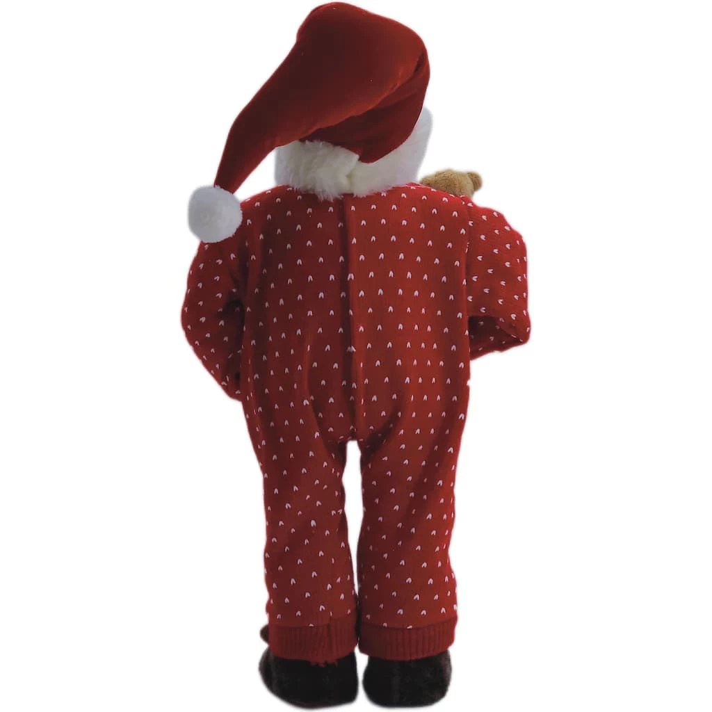 Best reviews of ๐ 18" Santa in Red Pajamas with Teddy Bear by Ashland® ๐ - Image 3
