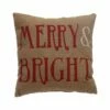 Wholesale 👏 Merry & Bright Burlap Throw Pillow by Ashland® 😉