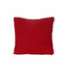 New 🔥 Red Cable Knit Throw Pillow by Ashland® 💯