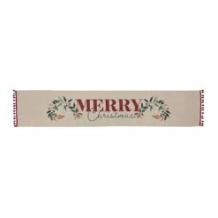 Brand new ⌛ 72" Merry 🎄 Christmas Table Runner by Celebrate It® 🎄 Christmas 😀