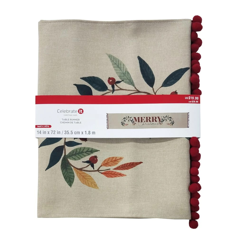 Brand new β 72" Merry π Christmas Table Runner by Celebrate It® π Christmas π - Image 2
