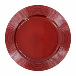 Brand new 🧨 Red Glitter Beaded Charger Plate by Ashland® 😉
