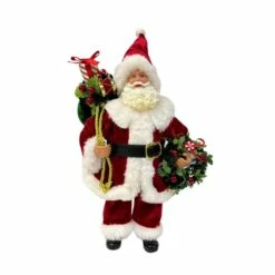 Best Pirce โจ 10.5" Santa with Wreath Figure by Ashland® โ๏ธ