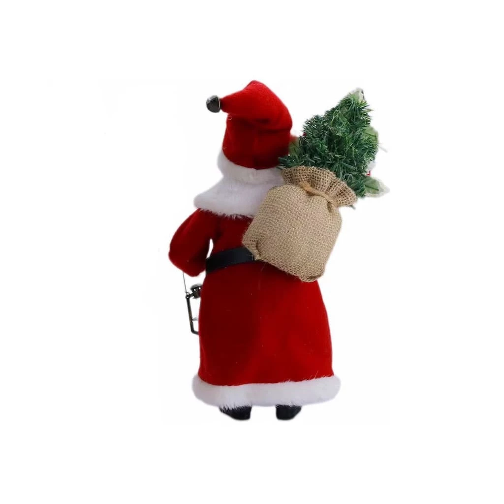 Coupon ๐ 11" Traditional Santa with Lamp Figure by Ashland® ๐ - Image 3