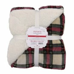 Promo 🌟 Ivory Plaid Berber Throw Blanket by Ashland® ✨