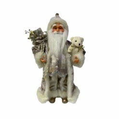 Outlet π 16" Santa with Bear Figurine by Ashland® π₯°