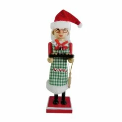 Flash Sale 🎁 10" Mrs. Claus Wooden Nutcracker by Ashland® ✨