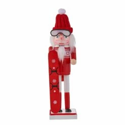 Budget ๐ 10" Skier Collectible Nutcracker by Ashland® โ