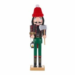 Coupon 🎁 16" Red & Black Plaid Collectible Nutcracker by Ashland® 🧨