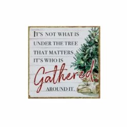 Promo ๐ 8" Gather Around the Tree Tabletop Sign by Ashland® โจ