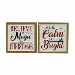 Outlet 🤩 Assorted 6.7" 🎄 Christmas Tabletop Sign by Ashland® 😀