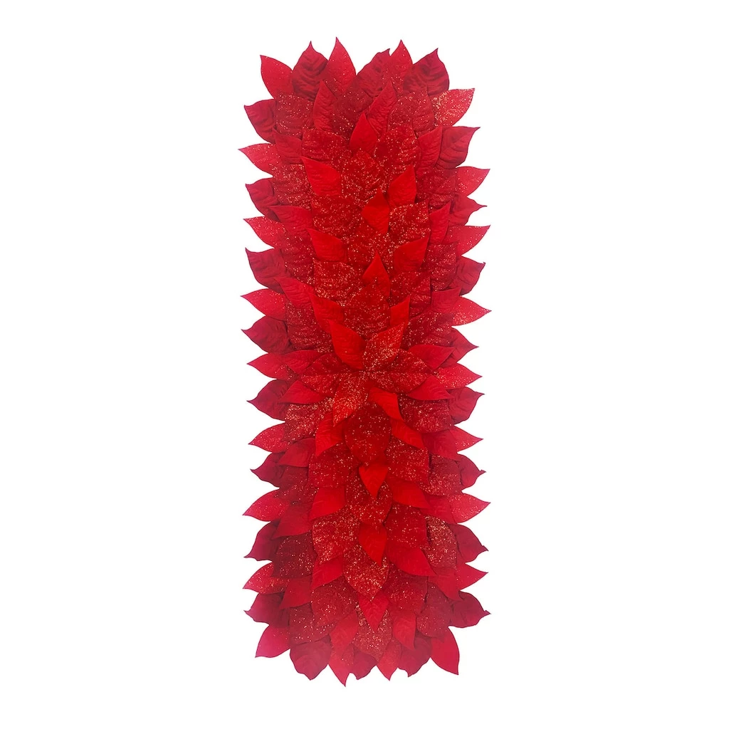 Top 10 ๐ 36" Sparkly Red Leaf ๐ Christmas Table Runner by Celebrate It™ ๐