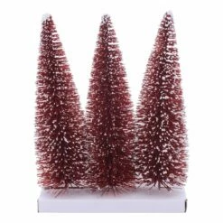 Deals ⭐ 10" Red Bottle Brush Trees, 3ct. by Ashland® 🤩