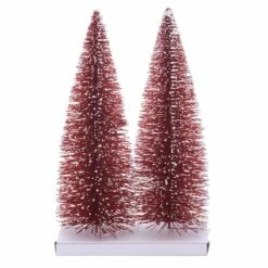 New π― 12" Red Bottle Brush Trees, 2ct. by Ashland® β€οΈ