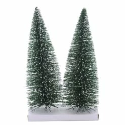 Outlet ✔️ 12" Green Bottle Brush Trees, 2ct. by Ashland® 😍