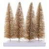 Best Sale 🔥 8" Gold Bottle Brush Trees, 4ct. by Ashland® 🎁