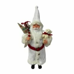 Promo 🔔 16" Santa with Teddy Bear Decoration by Ashland® 🌟