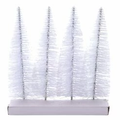 Budget 👍 8" White Bottle Brush Trees, 4ct. by Ashland® 🔔
