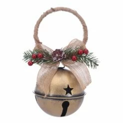 Best deal 🛒 6.5" Matte Gold Bell Hanger Decoration by Ashland® 🛒
