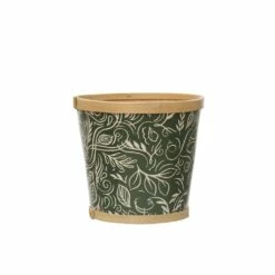 New 🧨 6" Green Bamboo Print Pot by Ashland® ⌛