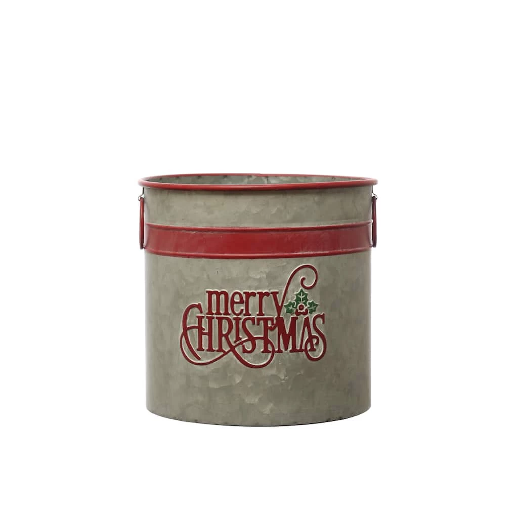 Top 10 π 10.5" Small Merry π Christmas Galvanized Metal Bucket by Ashland® π