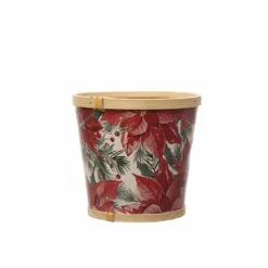 Buy 🧨 6" Poinsettia Bamboo Print Pot by Ashland® 🧨