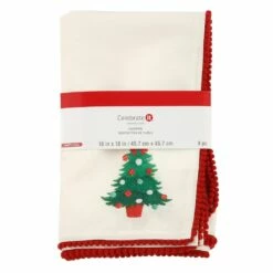 Coupon 🌟 Christmas Tree Linen Napkins by Celebrate It™, 4ct. 👍