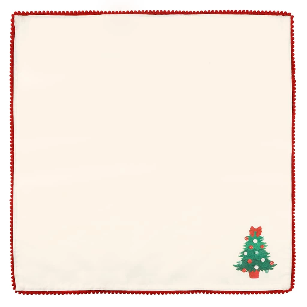 Coupon ๐ Christmas Tree Linen Napkins by Celebrate It™, 4ct. ๐ - Image 2