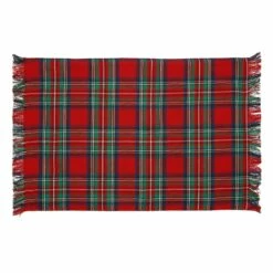 Best Sale 🎁 Red Plaid 🎄 Christmas Placemat by Celebrate It™ 🌟