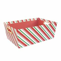 Best Pirce 👏 Large 🍬 Candy Cane Stripe Gift Bin by Ashland® 😉