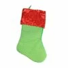 Best deal ❤️ 19" Chevron & Sequin Cuff 🔔 Christmas Stocking, Green by Northlight 🥰