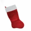 Deals 😀 35" Traditional Red with White Cuff Plush 🎄 Christmas Stocking by Northlight 🛒