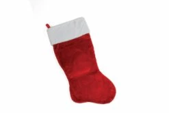 Deals 😀 35" Traditional Red with White Cuff Plush 🎄 Christmas Stocking by Northlight 🛒