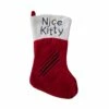 Buy 👍 19" Embroidered "Nice Kitty" 🎁 Christmas Stocking by Northlight 🎁