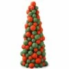 Wholesale 🥰 24" Unlit Burlap Tower with Pot Pack Artificial 🎄 Christmas Tree by National Tree Company 🎁