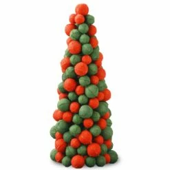 Wholesale 🥰 24" Unlit Burlap Tower with Pot Pack Artificial 🎄 Christmas Tree by National Tree Company 🎁