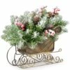 Cheapest 😉 10" Dunhill Fir Sleigh With Snow, Berries & Cones by National Tree Company 🌟