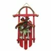 Promo ⌛ 22" Red Sled Home Wall Décor by National Tree Company 🎁