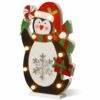 Best reviews of 🔥 17" Wood-Look Double Sided Penguin Holding Lollypop by National Tree Company 💯