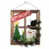 Cheapest 🤩 15" Window with Snowman Hanging Décor by National Tree Company 🥰