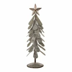 Top 10 👍 Glitzhome® 18" Iron Galvanized 🎄 Christmas Tree Table Décor ✨