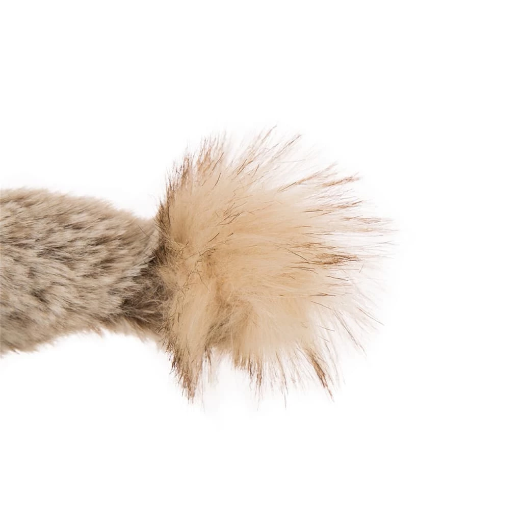 Promo ๐ Glitzhome® 12" ๐
Christmas Light Brown Faux Fur Santa Figurine ๐ - Image 2