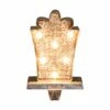 Best deal 🛒 Glitzhome® 🎁 Christmas Marquee LED Gift Box Stocking Holder ✔️