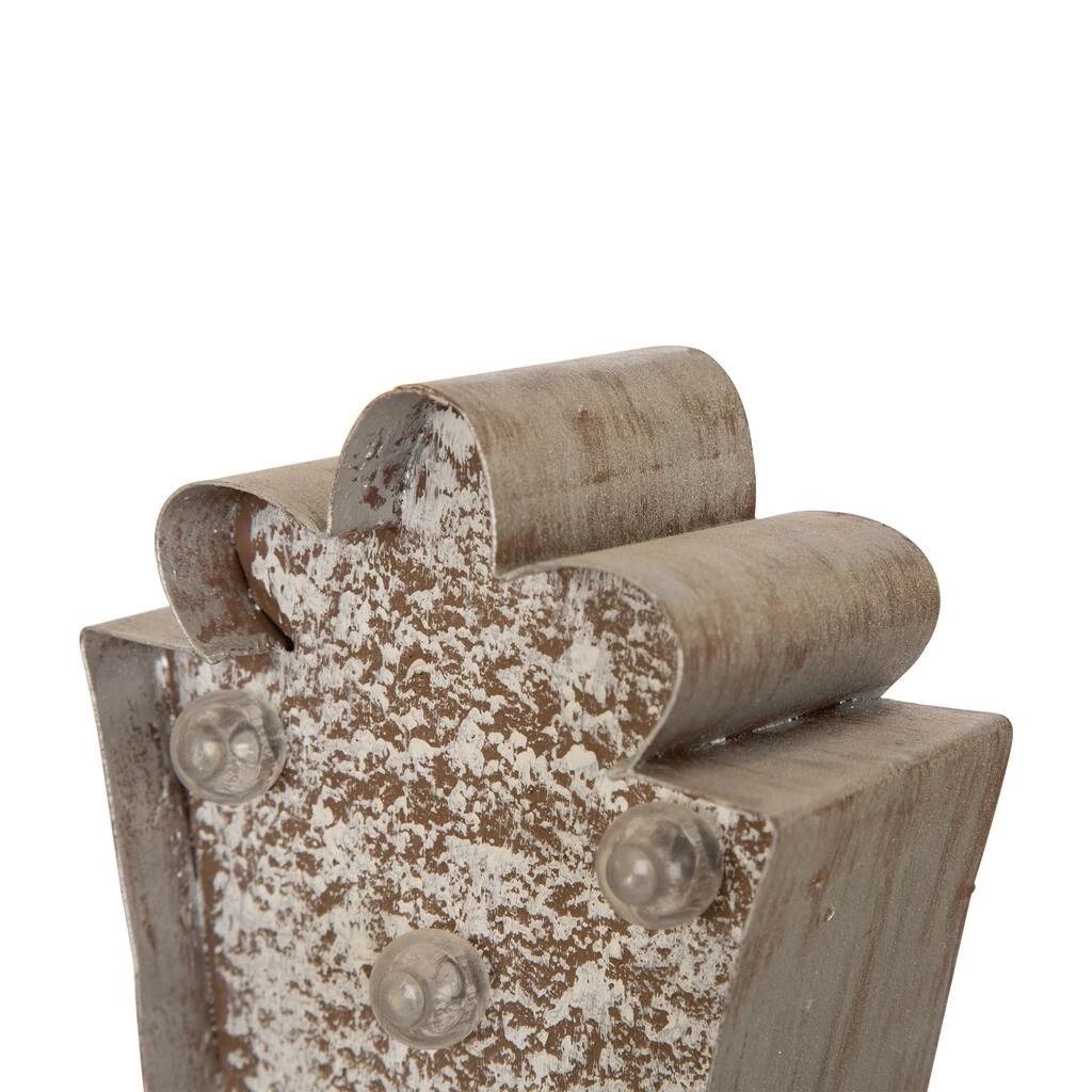 Best deal 🛒 Glitzhome® 🎁 Christmas Marquee LED Gift Box Stocking Holder ✔️ - Image 2