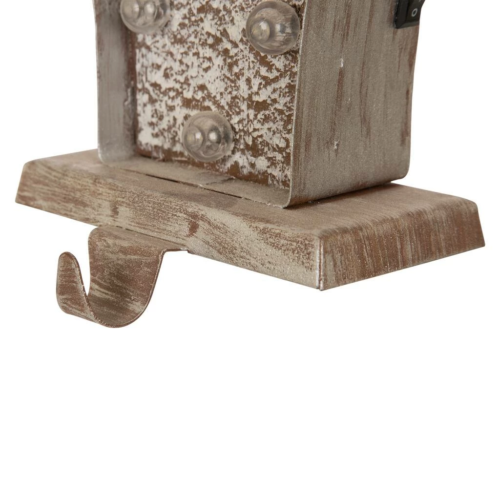 Best deal 🛒 Glitzhome® 🎁 Christmas Marquee LED Gift Box Stocking Holder ✔️ - Image 5