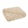 Flash Sale ✨ Glitzhome® Beige Faux Fur Throw Blanket ❤️