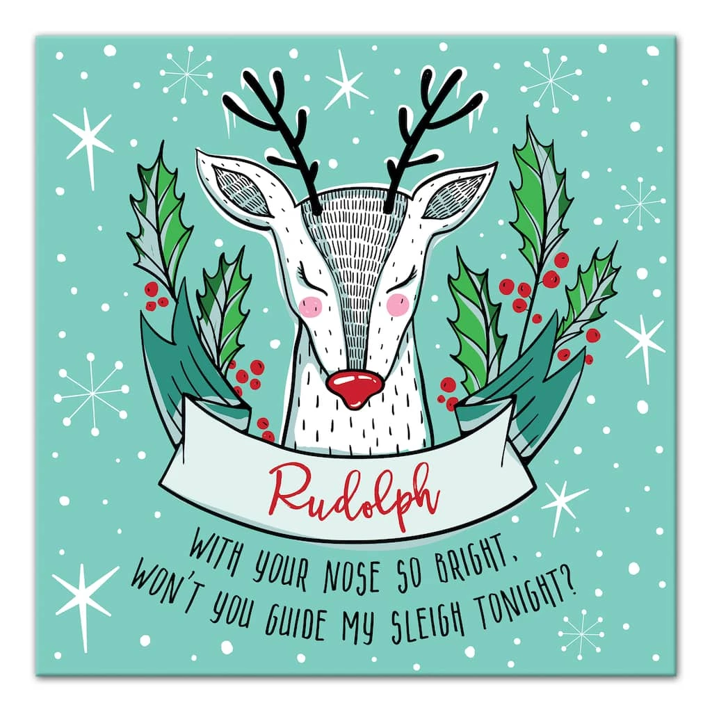 Flash Sale 👍 Midcentury Modern Rudolph Canvas Wall Art by Designs Direct 😉