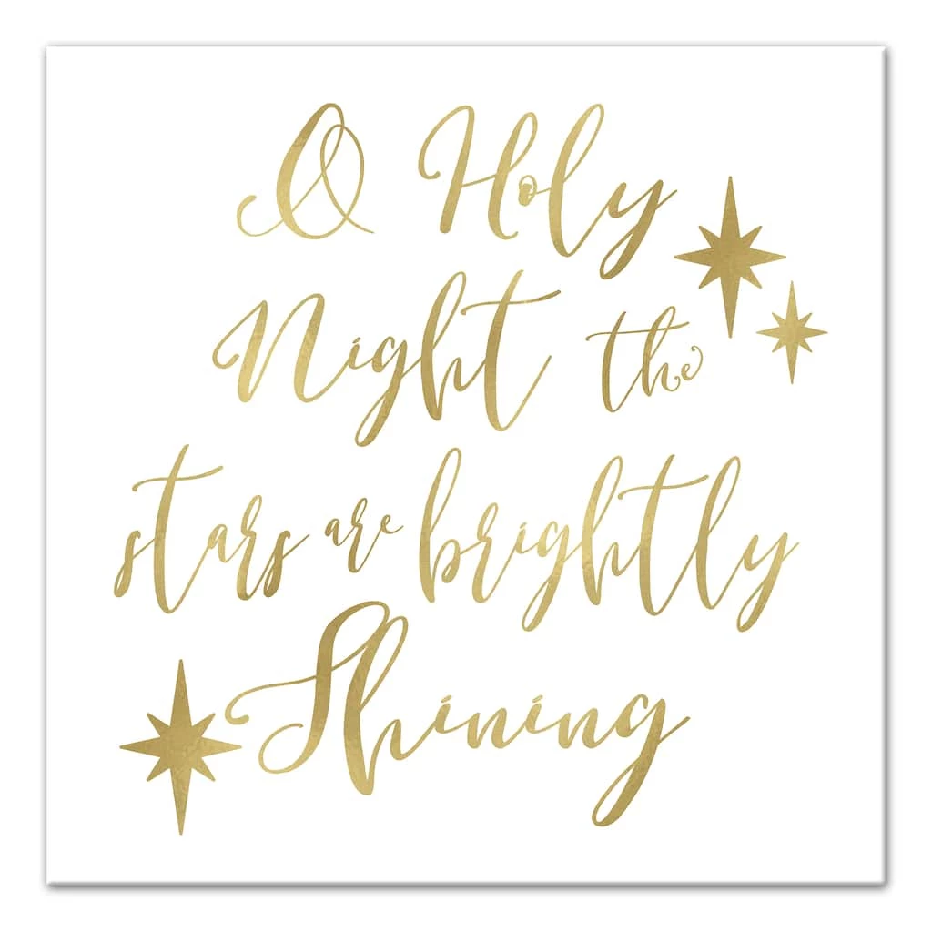 Coupon 👍 Oh Holy Night Canvas Wall Art by Designs Direct 💯