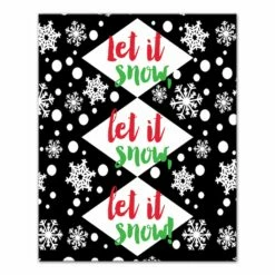 Hot Sale ๐ Let it Snow Let it Snow Canvas Wall Art by Designs Direct ๐
