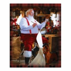 Best Sale 🤩 Santa's Workshop Canvas Wall Art by Designs Direct 😀